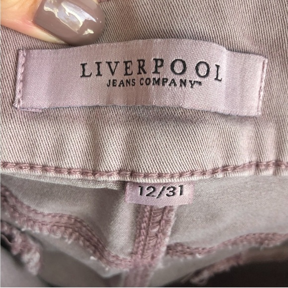 Liverpool Jeans Company Blush light purple pants - Picture 10 of 14